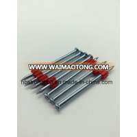 High-Strength Shooting Nails, White Zinc Plated with Red Washer 3.7X3