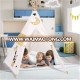 factory direct sale custom indian kids teepee tent canvas bell child tent